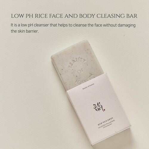 [Beauty of Joseon] Low pH Rice Face and Body Cleansing Bar 100g