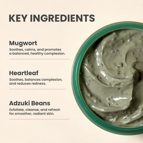 AXIS-Y Mugwort Pore Clarifying Wash Off Pack 100ml