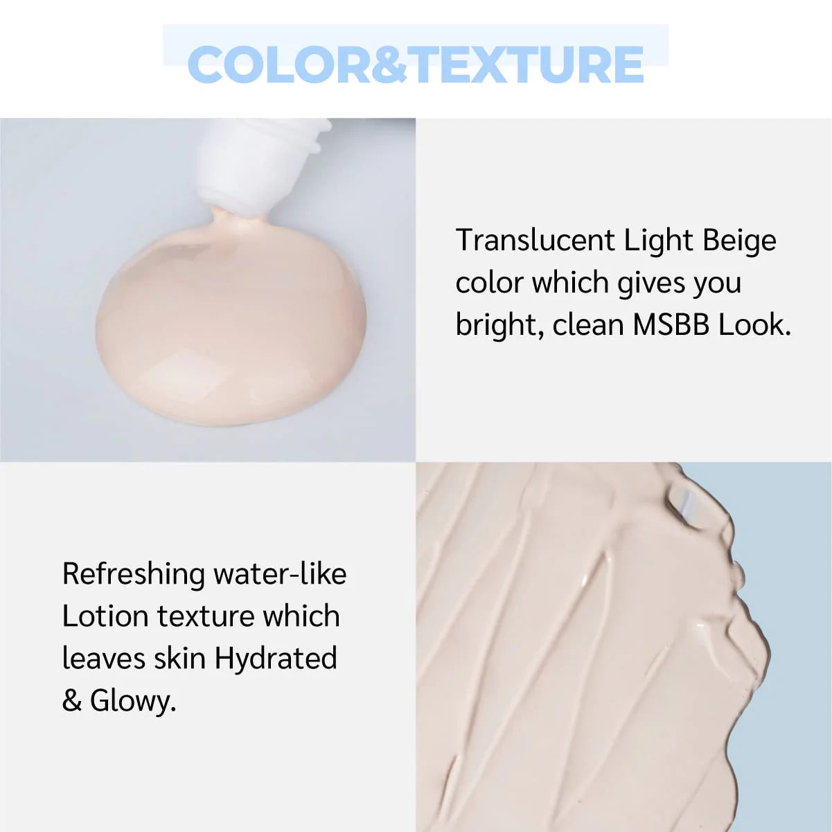 numbuzin No.1 Pure Glass Clean Tone Up SPF50+ PA++++ 50ml