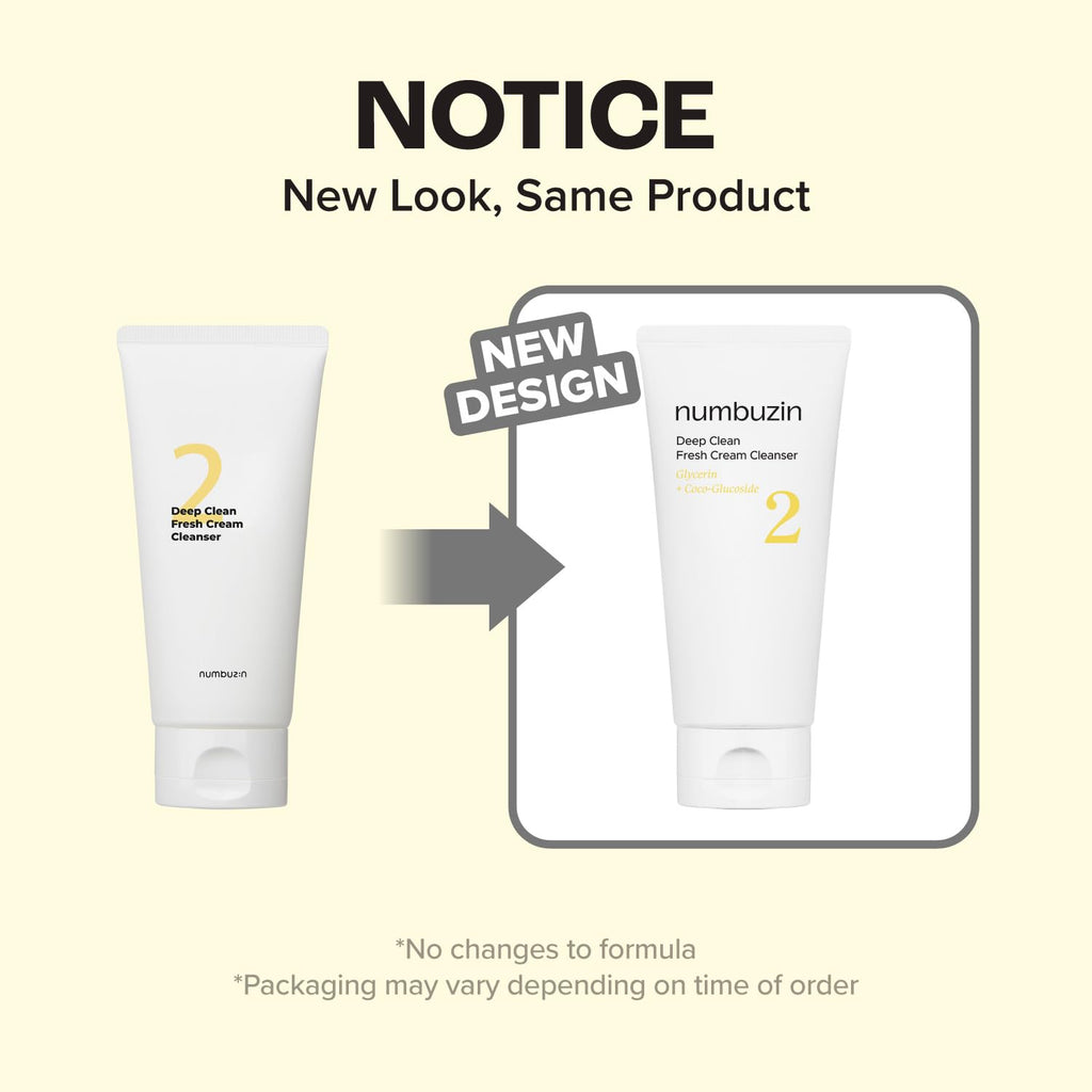 numbuzin No.2 Deep Clean Fresh Cream Cleanser 120ml