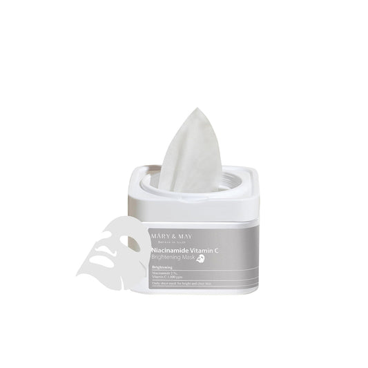 [MARY & MAY] Niacinamide Vitamin C Brightening Mask 400g (30ea)