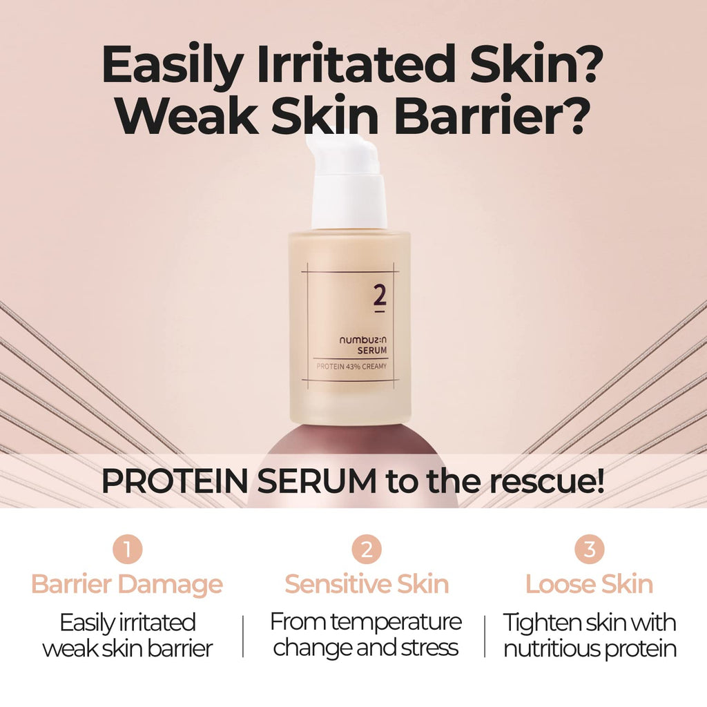 numbuzin No.2 Creamy 43% Protein Serum 50ml
