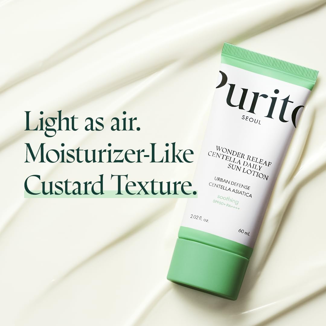 [PURITO SEOUL] Wonder Releaf Centella Daily Sun Lotion SPF50+ PA++++ 60ml