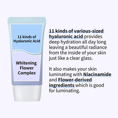 numbuzin No.1 Pure Glass Clean Tone Up SPF50+ PA++++ 50ml