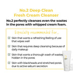 numbuzin No.2 Deep Clean Fresh Cream Cleanser 120ml