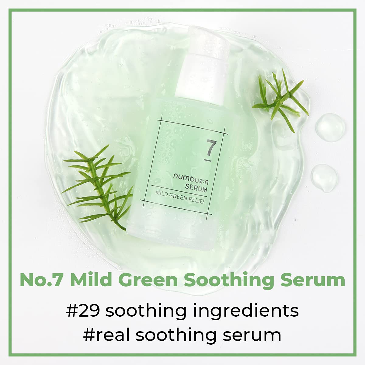 numbuzin No.7 Mild Green Soothing Serum 50ml