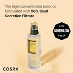 COSRX Snail Mucin Duo - Snail 92 Cream & Snail 96 Essence, Daily Face Gel Moisturizer and Hydrating Serum for Face with Snail Secretion Filtrate, Korean Skin Care