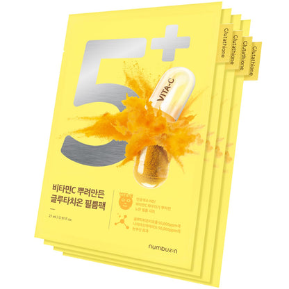 numbuzin No.5+ Vitamin Spotlight Sheet Mask 10P