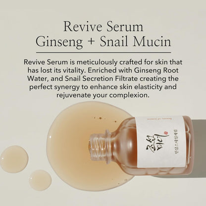 [Beauty of Joseon] Revive Serum: Ginseng + Snail Mucin 30ml