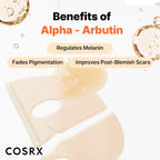 COSRX The Alpha-Arbutin Discoloration Care Hydrogel Mask 34g X 3ea