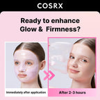 COSRX The Peptide Collagen Lifting Glow Hydrogel Mask 34g X 3ea