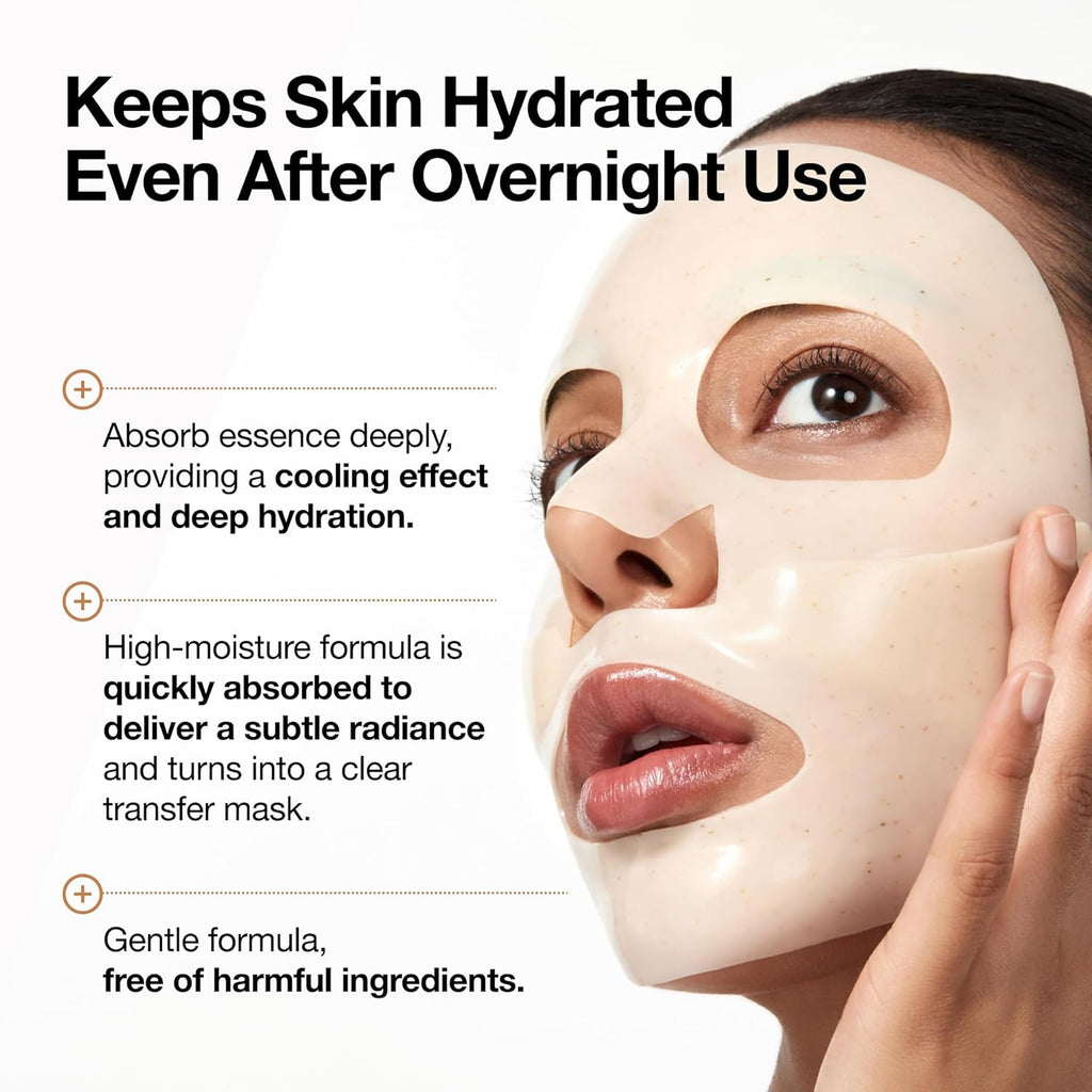 Anua Rice 70 Glow Collagen Mask 38g X 4ea