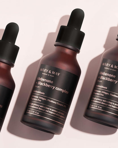 [MARY & MAY] Idebenone + Blackberry Complex Serum 30ml