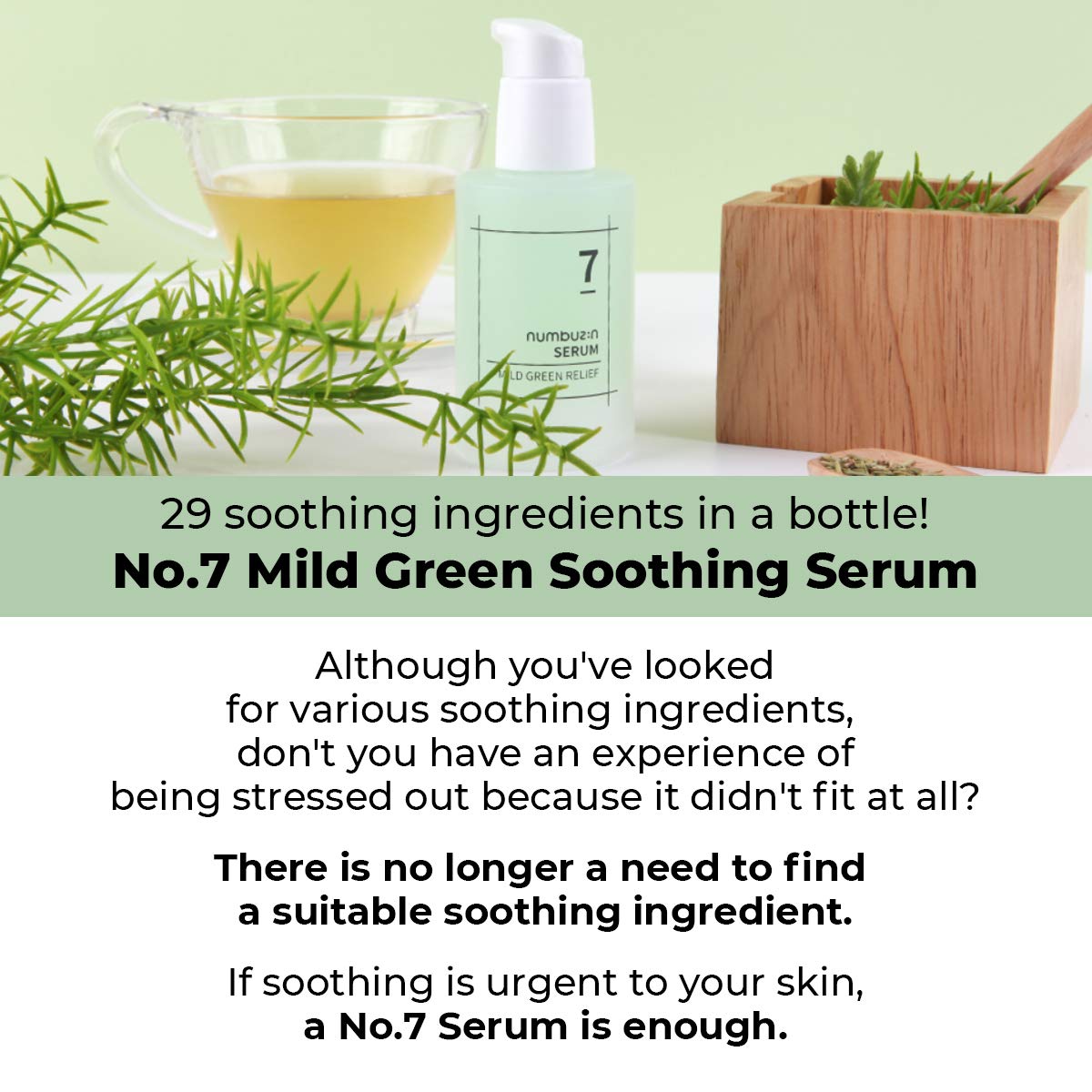 numbuzin No.7 Mild Green Soothing Serum 50ml