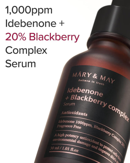 [MARY & MAY] Idebenone + Blackberry Complex Serum 30ml