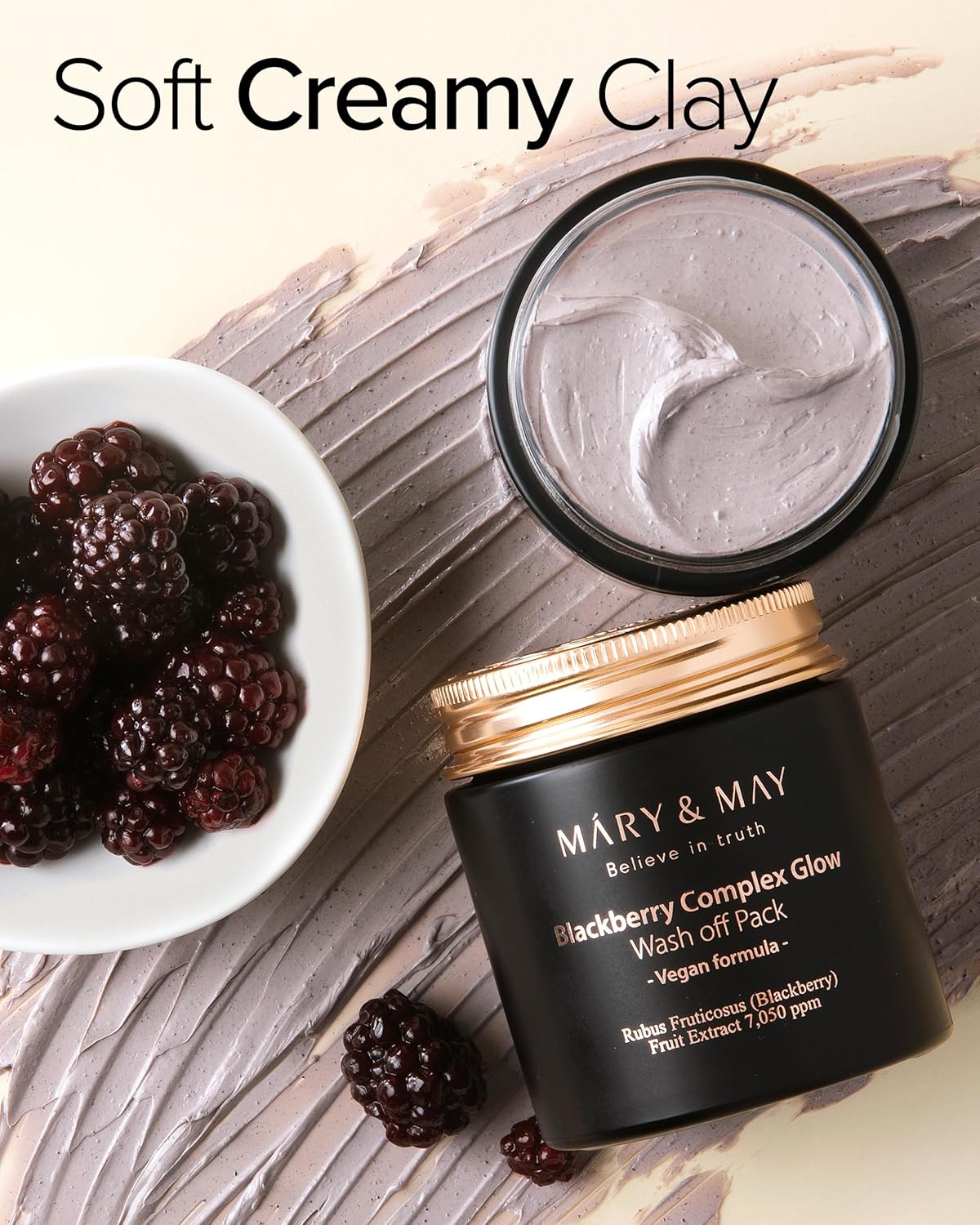 [MARY & MAY] Vegan Blackberry Complex Glow Wash off Pack 30g