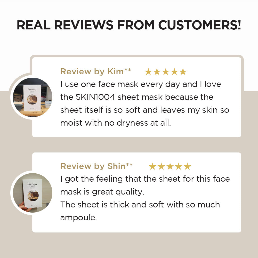 SKIN1004 Madagascar Centella Watergel Sheet Ampoule Mask 25ml*5ea