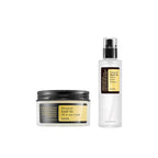 COSRX Snail Mucin Duo - Snail 92 Cream & Snail 96 Essence, Daily Face Gel Moisturizer and Hydrating Serum for Face with Snail Secretion Filtrate, Korean Skin Care