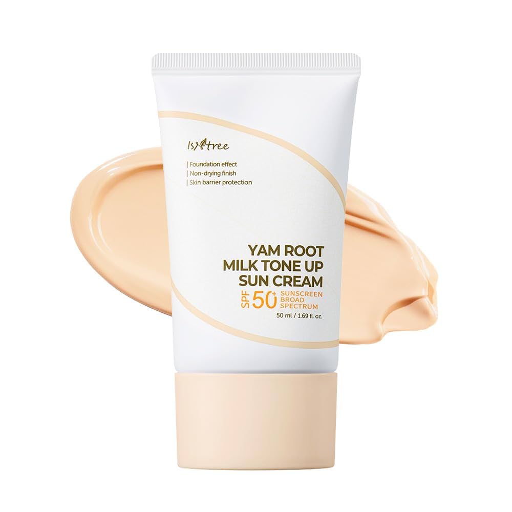 Isntree YAM ROOT MILK TONE UP SUN CREAM 50ml SFP50+ PA++++