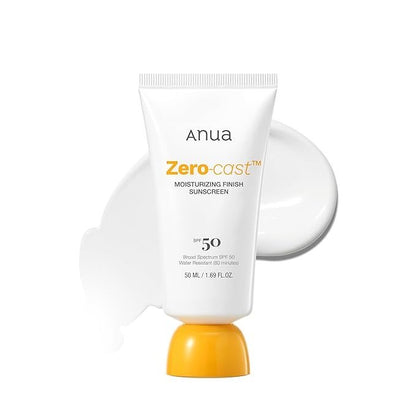 Anua Zero-Cast Moisturizing Finish Sunscreen 50ml