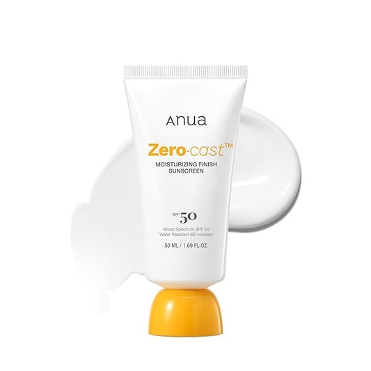 Anua Zero-Cast Moisturizing Finish Sunscreen 50ml