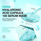 Anua PDRN Hyaluronic Acid Capsule 100 Serum Mask Sheet 23ml*10ea