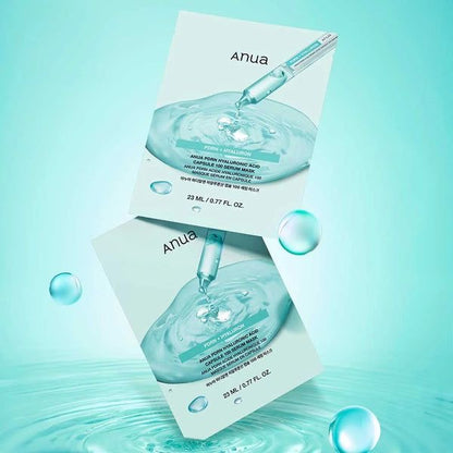 Anua PDRN Hyaluronic Acid Capsule 100 Serum Mask Sheet 23ml*10ea