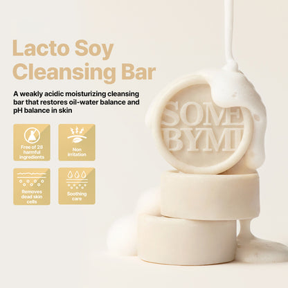 [SOME BY MI] Lacto Soy Low pH Morning Cleansing Bar