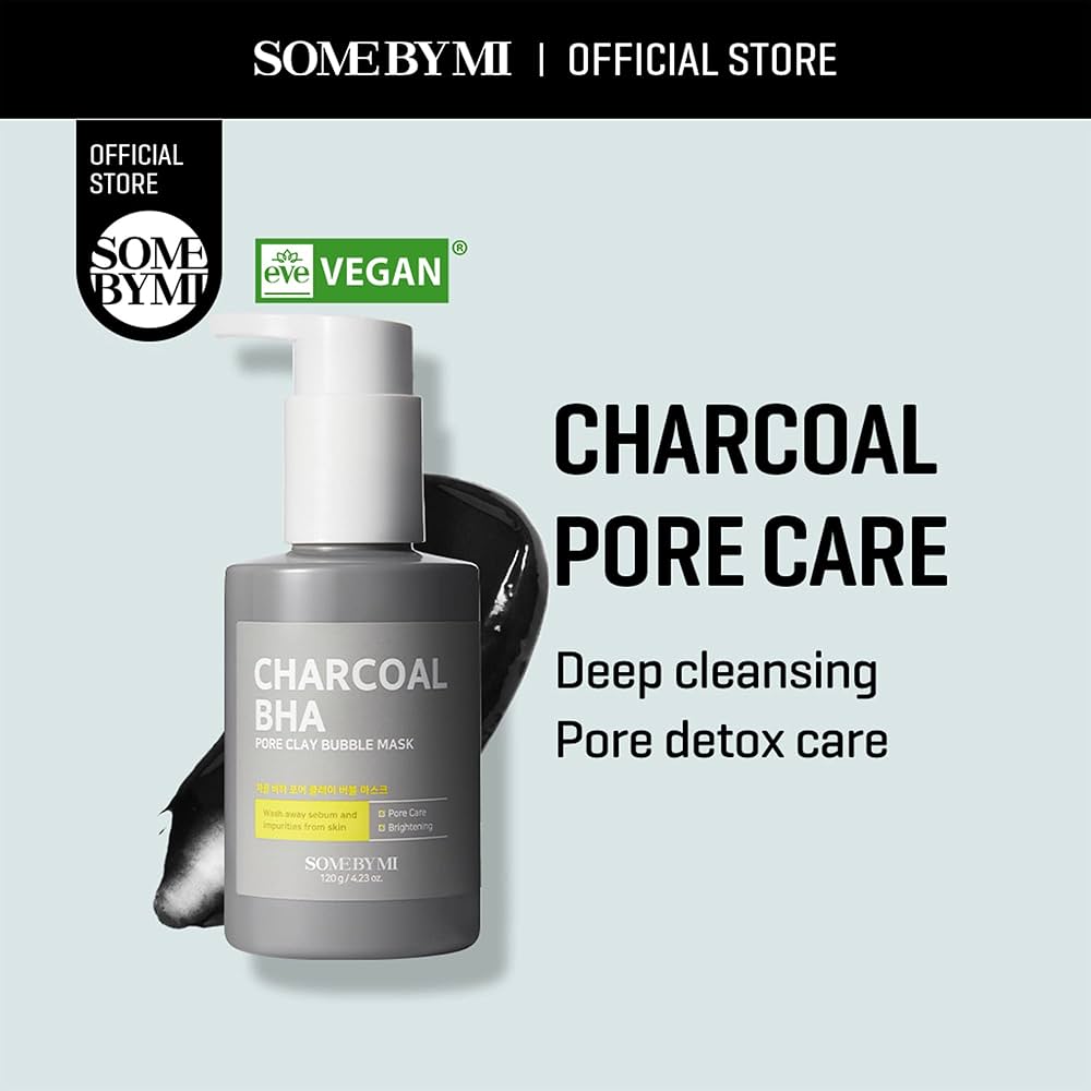 [SOME BY MI] Charcoal BHA Pore Clay Bubble Mask 120g