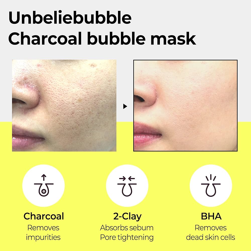 [SOME BY MI] Charcoal BHA Pore Clay Bubble Mask 120g
