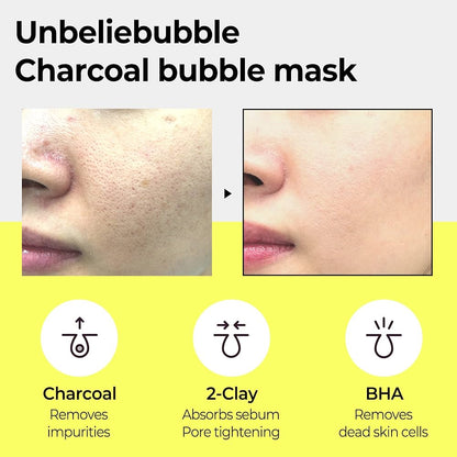 [SOME BY MI] Charcoal BHA Pore Clay Bubble Mask 120g