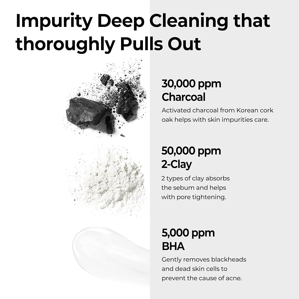 [SOME BY MI] Charcoal BHA Pore Clay Bubble Mask 120g