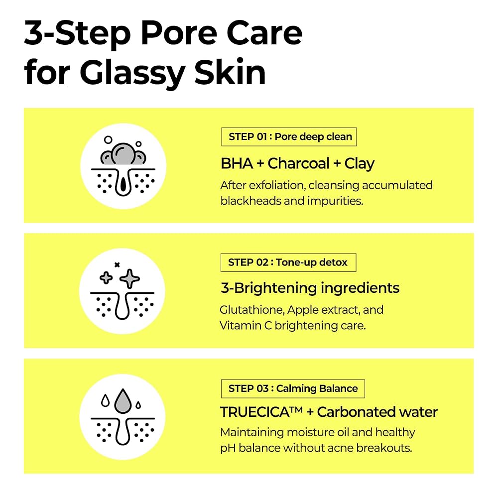 [SOME BY MI] Charcoal BHA Pore Clay Bubble Mask 120g