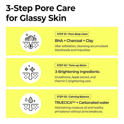 [SOME BY MI] Charcoal BHA Pore Clay Bubble Mask 120g