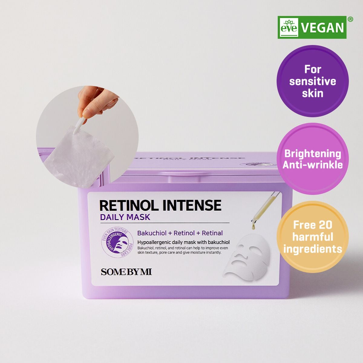 [SOME BY MI] Retinol Intense Daily Mask 30 Sheets/350ml