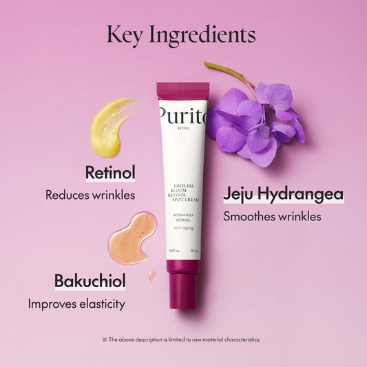 [PURITO SEOUL] Timeless Bloom Retinol Spot Cream 30ml