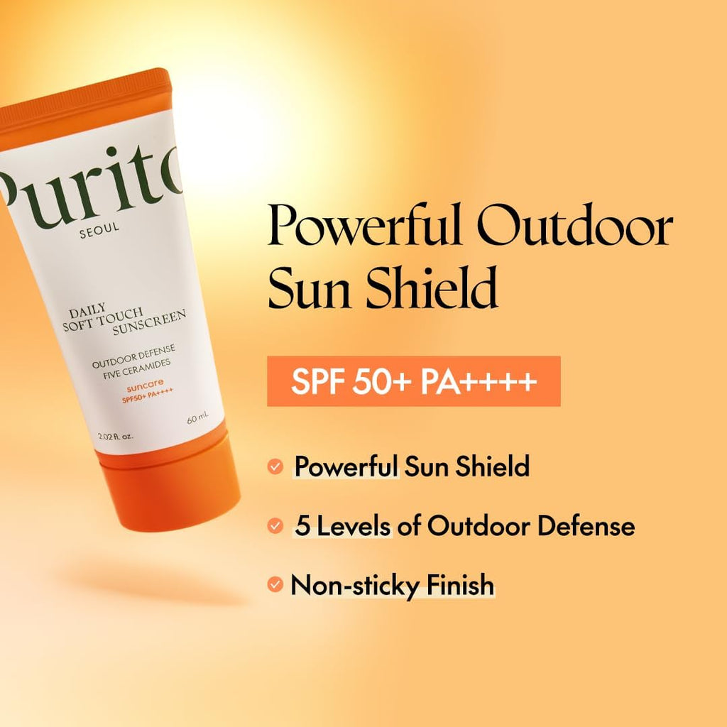 [PURITO SEOUL] Daily Soft Touch Sunscreen SPF50+ PA++++ 60ml