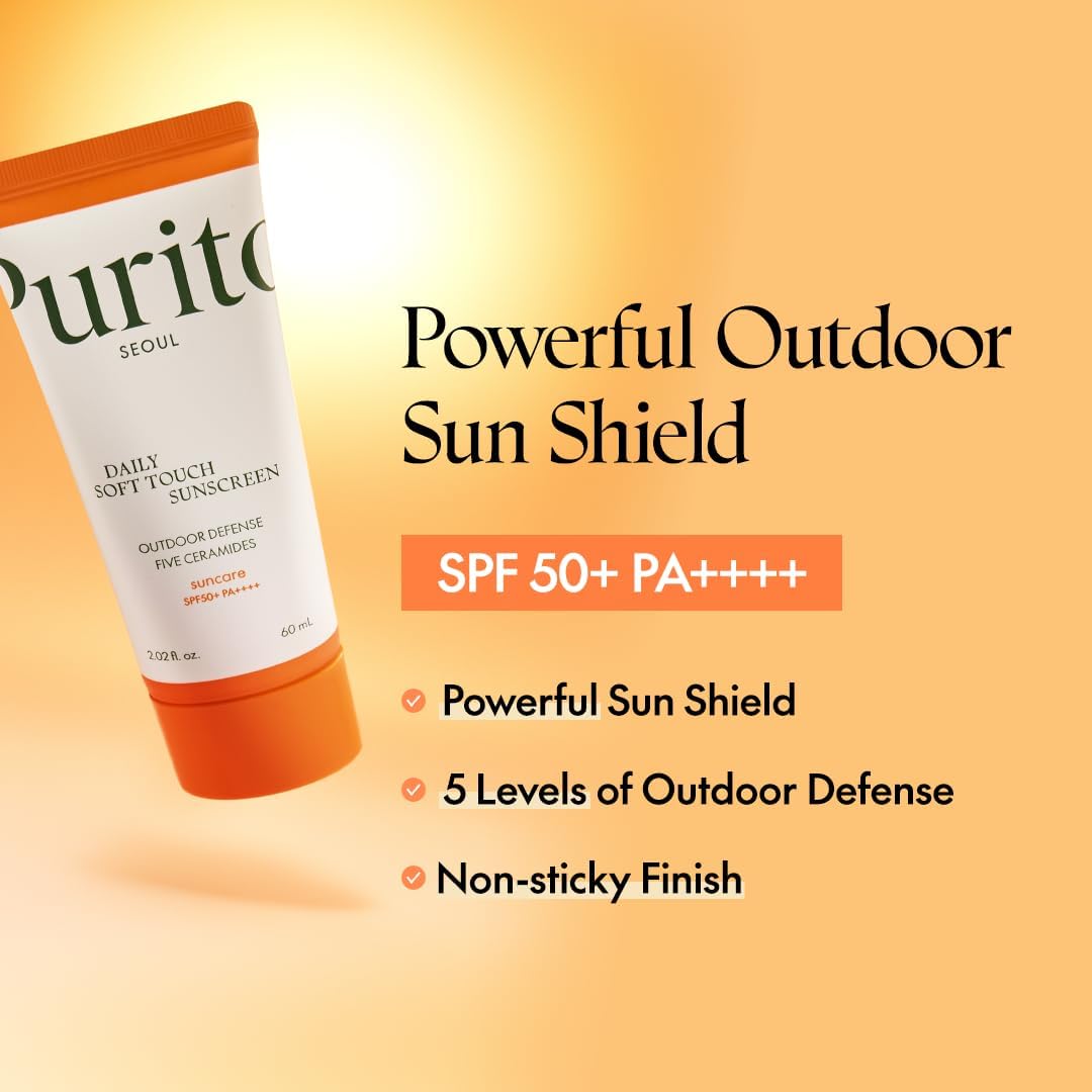[PURITO SEOUL] Daily Soft Touch Sunscreen SPF50+ PA++++ 60ml