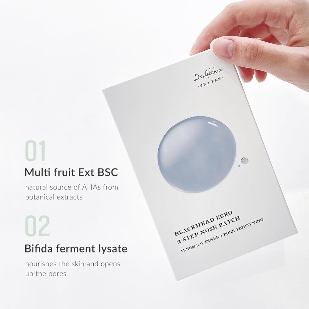 Dr.Althea Blackhead Zero 2 Step Nose Patch (1 STEP: 3g 4ea, 2 STEP: 3g 4ea)