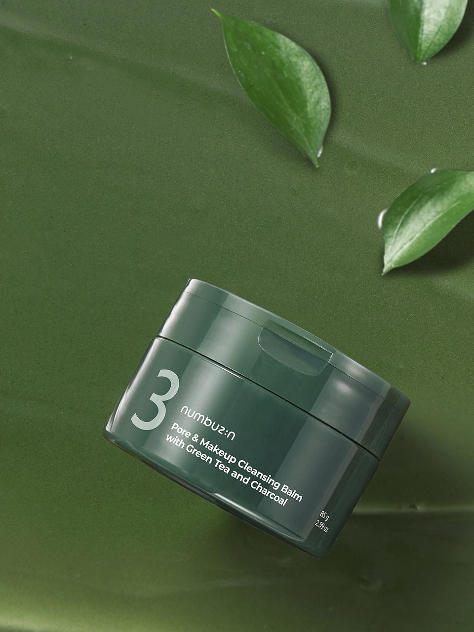 numbuzin No.3 Pore & Makeup Cleansing Balm with Green Tea and Charcoal 85g
