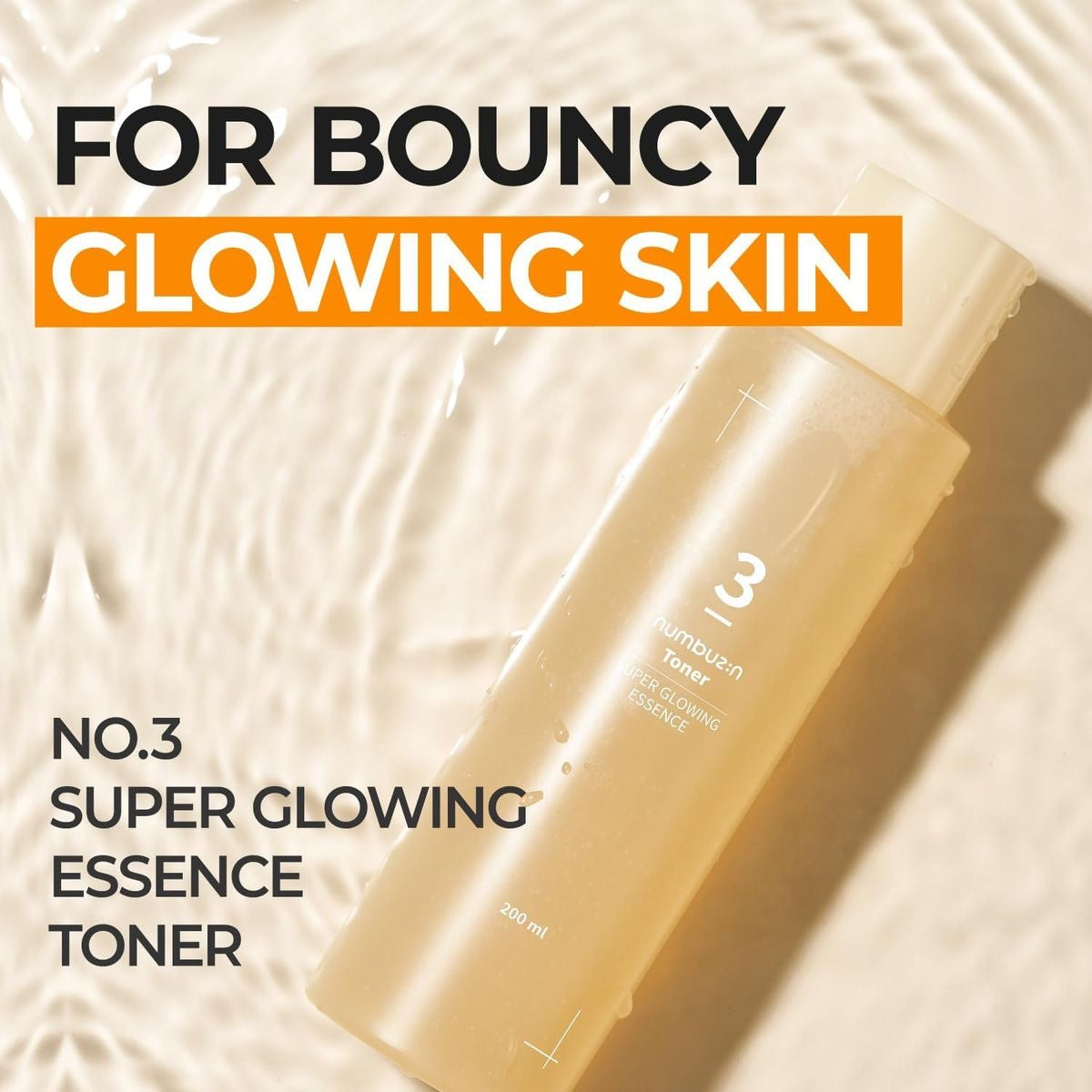 numbuzin No.3 Super Glowing Essence Toner 200ml