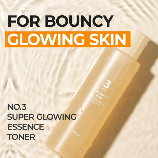 numbuzin No.3 Super Glowing Essence Toner 200ml