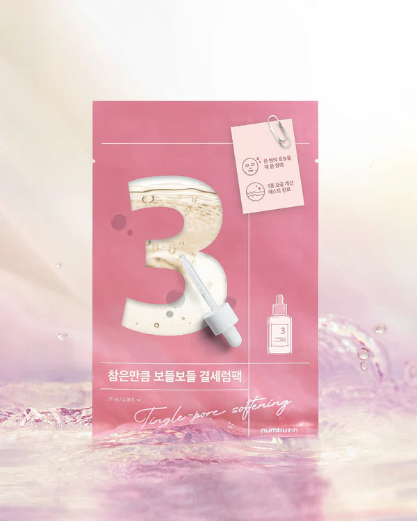 numbuzin No.3 Tingle Pore Softening Sheet Mask 10P