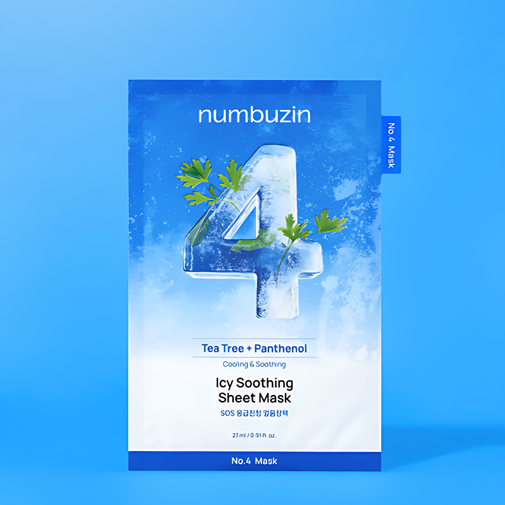 numbuzin No.4 SOS Icy Soothing Sheet Mask 10P