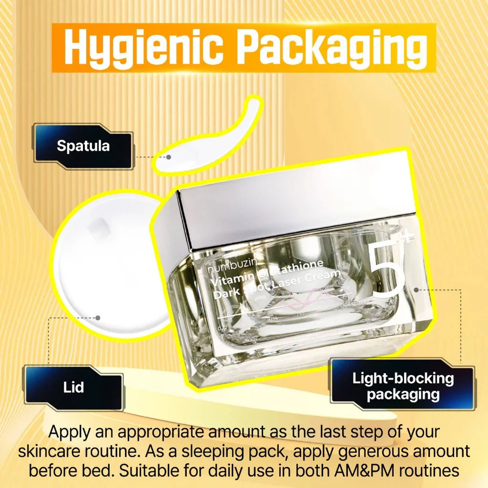 numbuzin No.5 Vitamin Glutathione Dark Spot Laser Cream 50ml