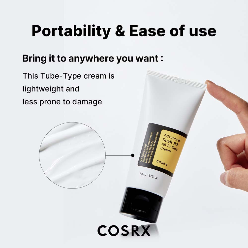 COSRX Advanced Snail 92 All in one Cream 100g (Tube type)