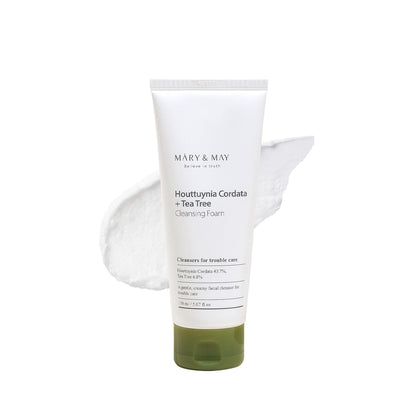 [MARY & MAY] Houttuynia Cordata + Tea Tree Cleansing Foam 150ml