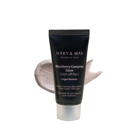 [MARY & MAY] Vegan Blackberry Complex Glow Wash off Pack 30g