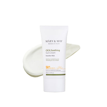 [MARY & MAY] Vegan CICA Soothing Sun Cream SPF50+ PA++++ 50ml