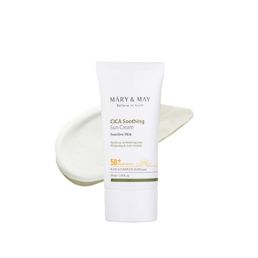 [MARY & MAY] Vegan CICA Soothing Sun Cream SPF50+ PA++++ 50ml